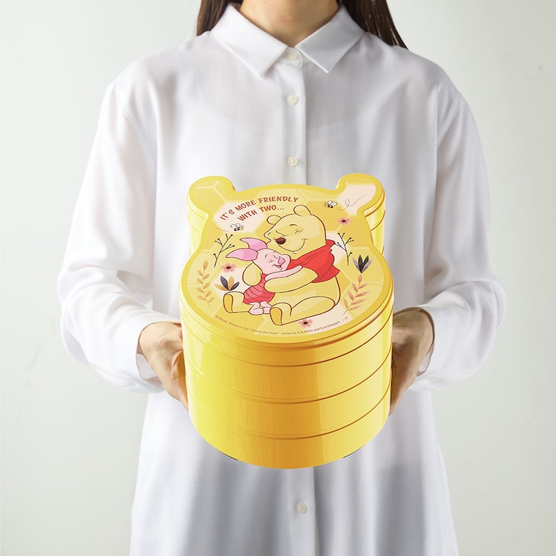 重箱サイズ／三段重：約19×23×17(高さ)cm