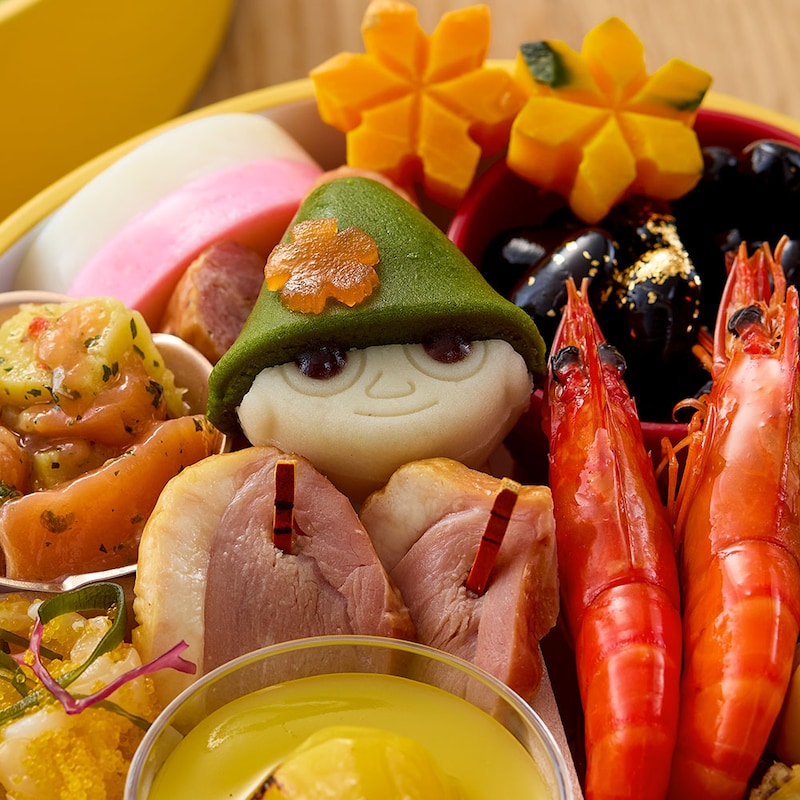 リアルに再現された「スナフキン」の練り切り