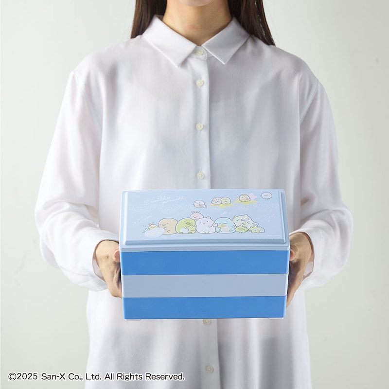 重箱サイズ／三段重：約22×11.5×14(高さ)cm