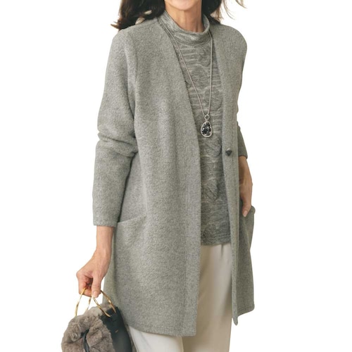 起毛カットソーロングアンサンブル