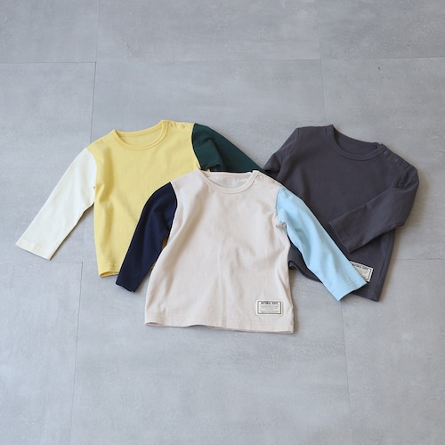 プチプラ長袖Tシャツ3枚セット 【ベビー服】【保育園着】