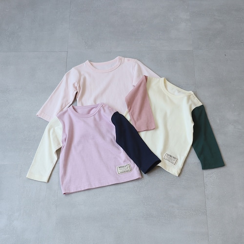 プチプラ長袖Tシャツ3枚セット 【ベビー服】【保育園着】