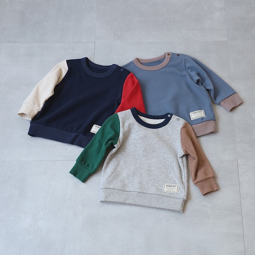 プチプラ裏毛スウェット3枚セット 【ベビー服】【保育園着】