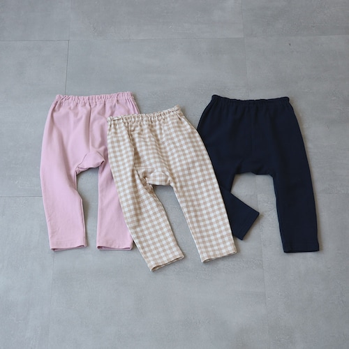 １０分丈カエルレギンスパンツ3枚セット 【ベビー服】【保育園着】