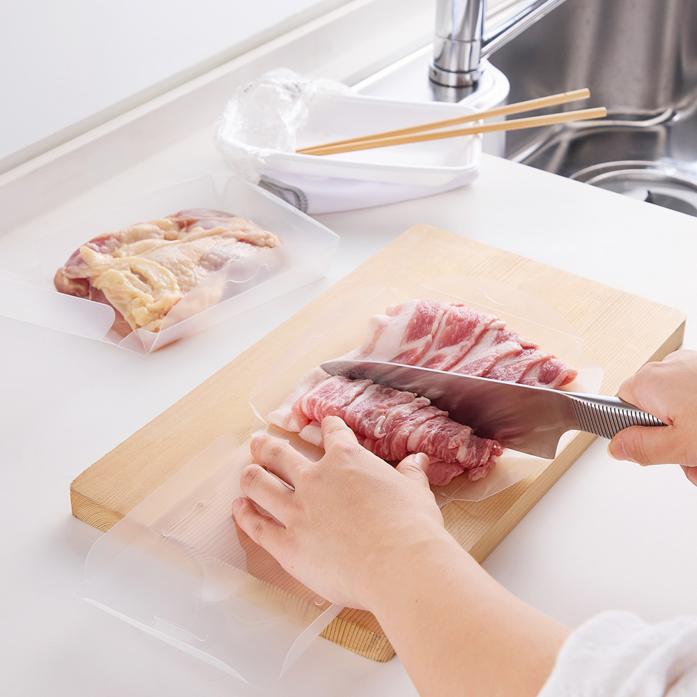 【ベルメゾン】まな板にもなるお肉の小分け冷凍パック 【ベルメゾン】まな板にもなるお肉の小分け冷凍パック