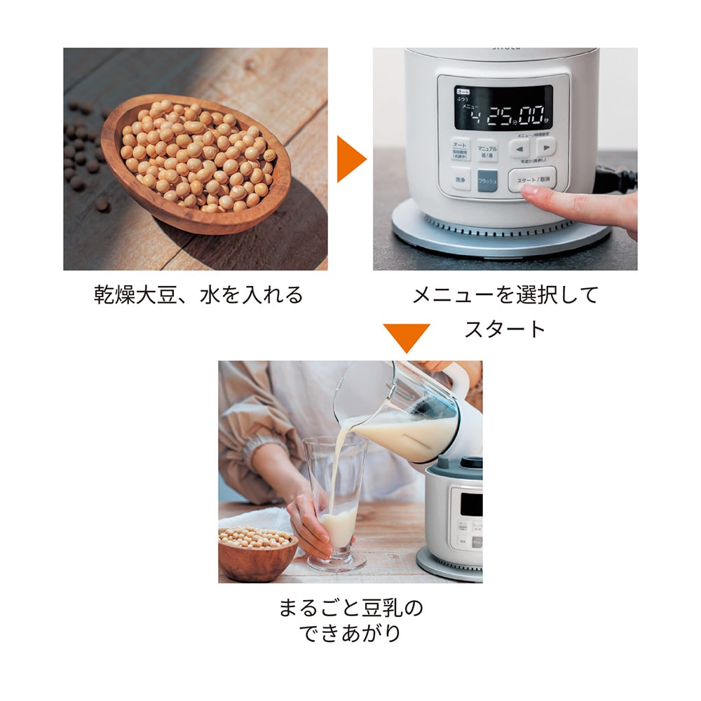 ヒーター機能付きブレンダー おうちシェフ BLENDER 【これ一台で自家製