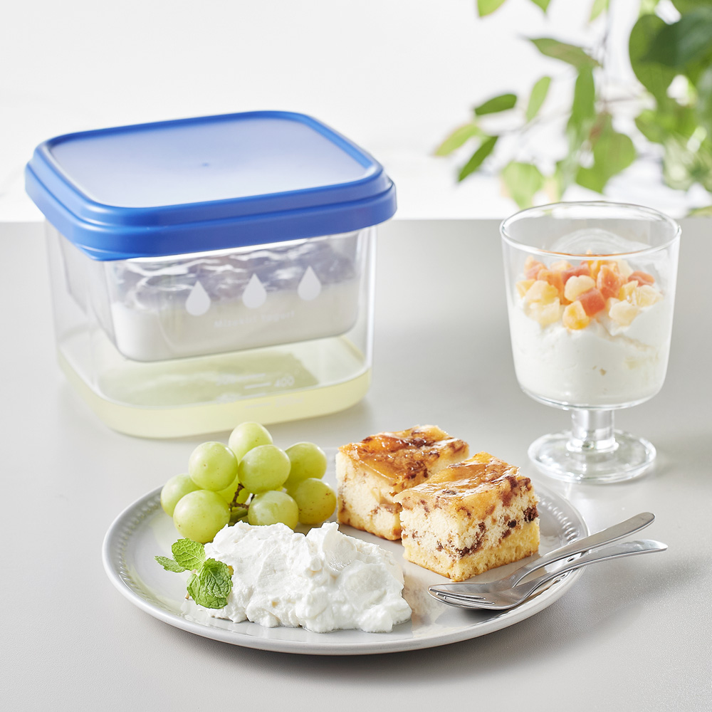 【ベルメゾン】市販のヨーグルトを入れるだけ!水切りヨーグルトができる容器 【大容量タイプ】 【ベルメゾン】市販のヨーグルトを入れるだけ!水切りヨーグルトができる容器 【大容量タイプ】