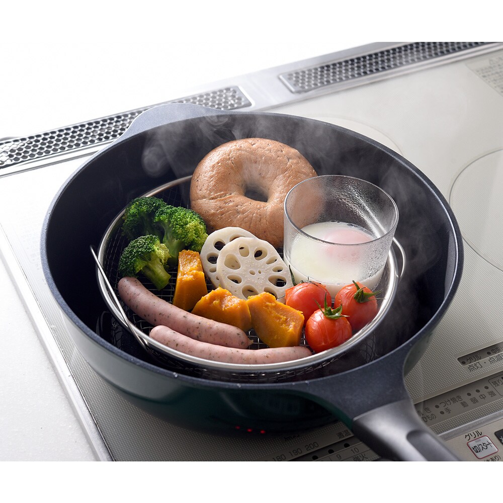 フライパンで蒸し料理