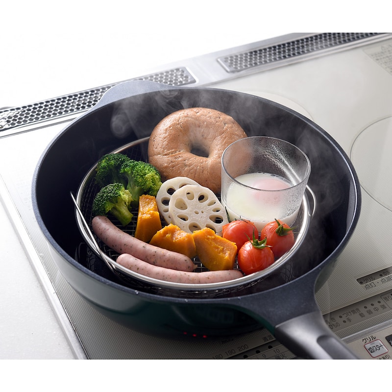 フライパンで蒸し料理