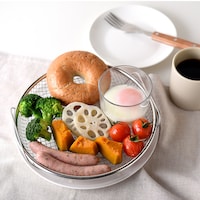 蒸し終わったらそのままお皿に乗せて食卓に出せます