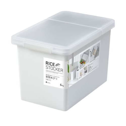 野菜室にも入る密閉パッキン付き米びつ＜6kg／12kg＞