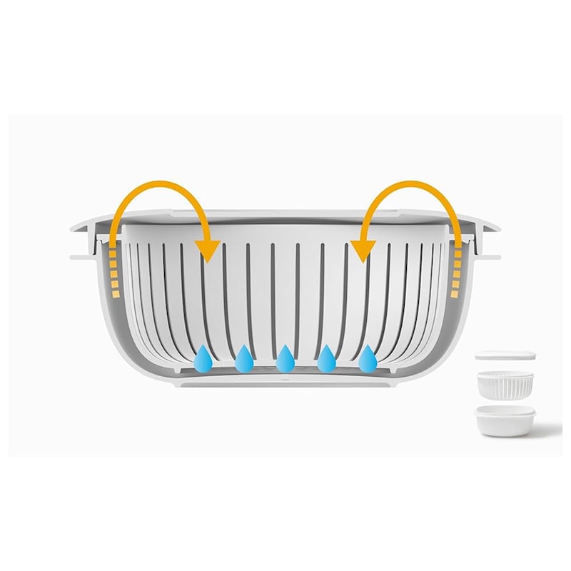 美味しさの秘密は「ザル型２重構造」