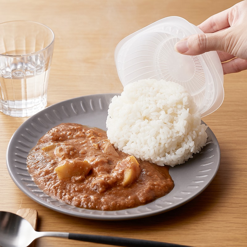 一般的なレトルトカレー180gにちょうどいい量