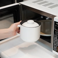 電子レンジ炊飯土鍋は、火加減とは無縁だからとっても手軽