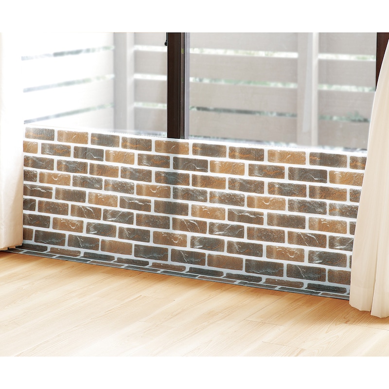 冷気を防ぐ事で、暖房効率がアップ