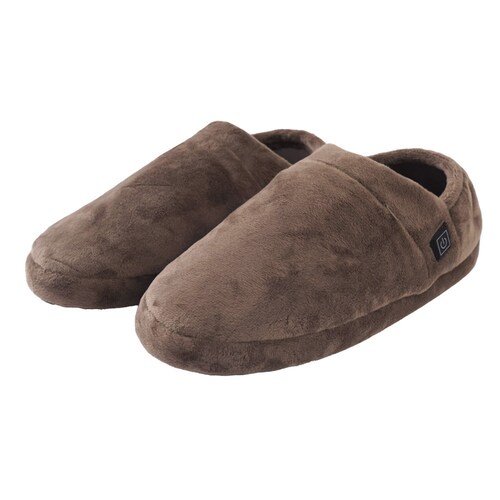 モバイルバッテリーにつなげて どこでも床暖スリッパ