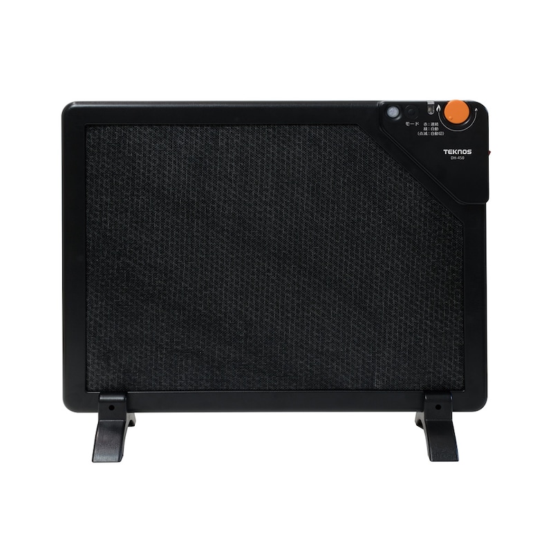 付属のスタンドで自立させ、ヒーターとして