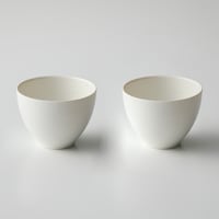白/湯のみ２個組