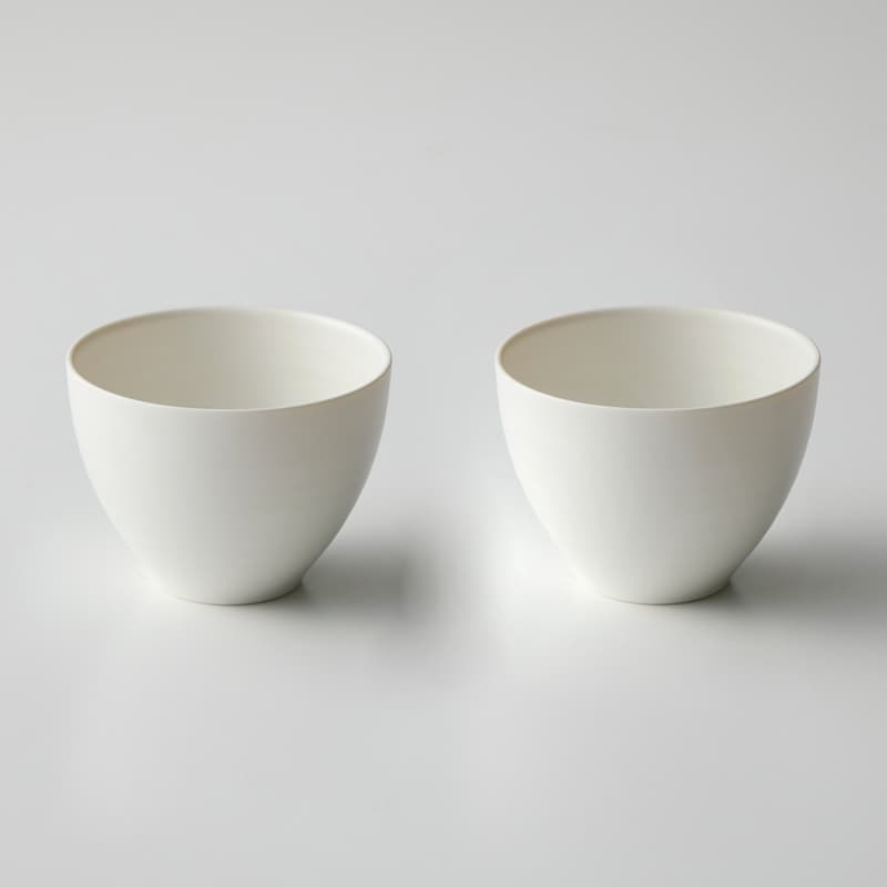 白/湯のみ２個組