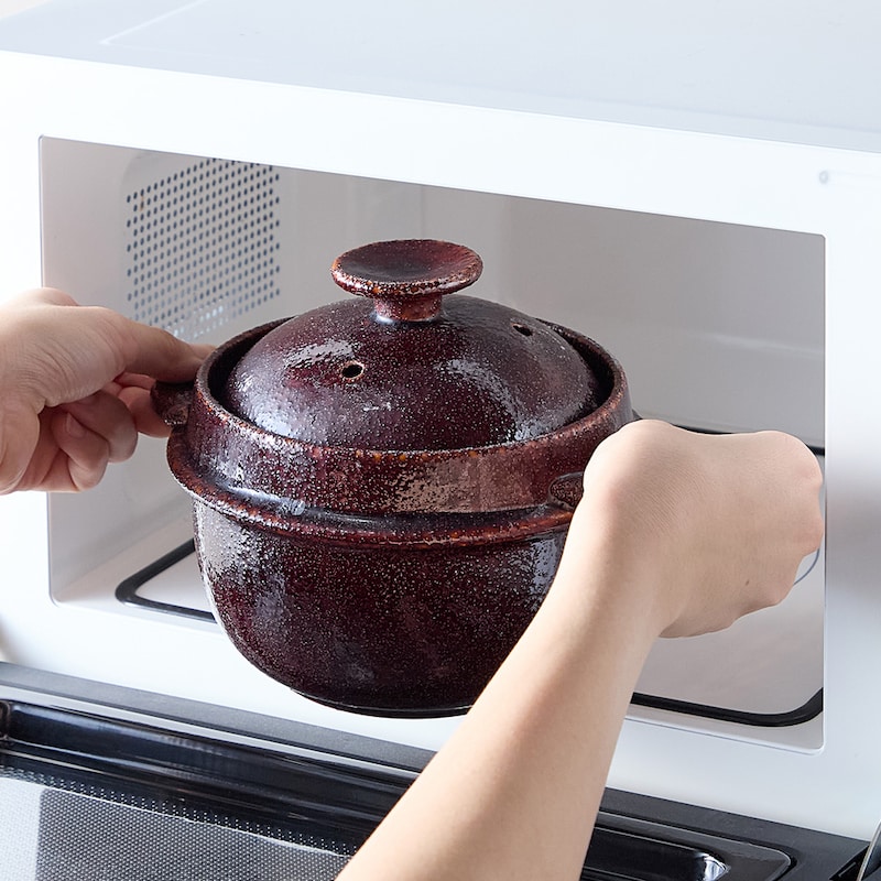 STEP2余熱/洗具で玄米の表皮がめくれ、粒表面の水分が保ちやすくなることで、予熱効果UP