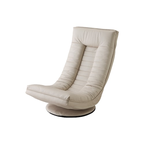 引っかき傷に強い回転式ハイバックリクライニング座椅子