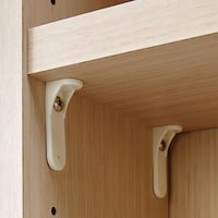 本体の強度と棚板の耐荷重を高めるフリーストップ棚受け/ライトナチュラル　※仕様のみの参照です。