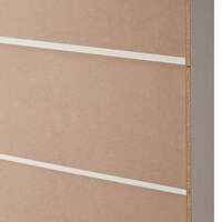 オープン構造でも十分な強度を保つ背板止めを採用しています。/ライトナチュラル