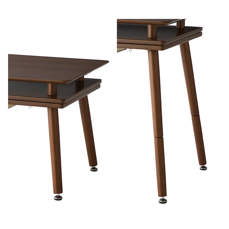 脚部アップ　継ぎ脚式・アジャスター付き