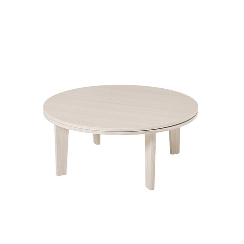 ゆったりサイズの円形こたつテーブル ＜こたつテーブル単品、こたつテーブル＋こたつ布団セット＞