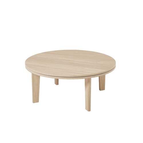 ゆったりサイズの円形こたつテーブル ＜こたつテーブル単品、こたつテーブル＋こたつ布団セット＞