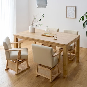 【ベルメゾン】高さが変えられるダイニングこたつテーブル