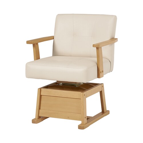 高さ調整ができる回転式こたつチェア ＜座面高35.5・40.5＞