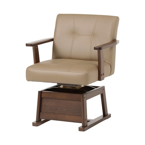 高さ調整ができる回転式こたつチェア ＜座面高35.5・40.5＞