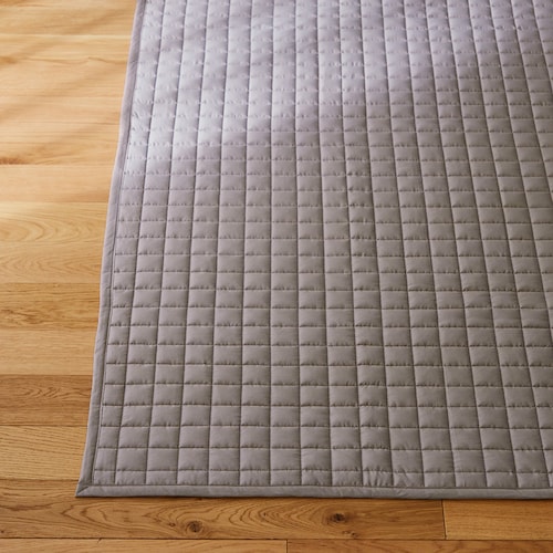 しっかり丈夫な綿ツイルの撥水キルトラグ