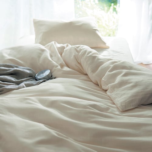 やわらかな綿ガーゼの布団カバーセット(3点)