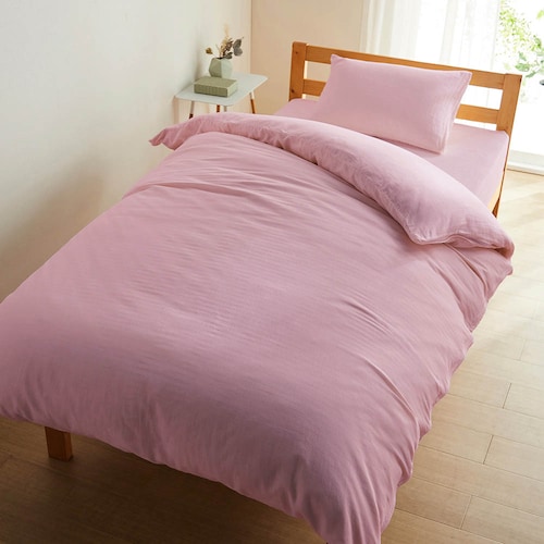 やわらかな綿ガーゼの布団カバーセット(3点)