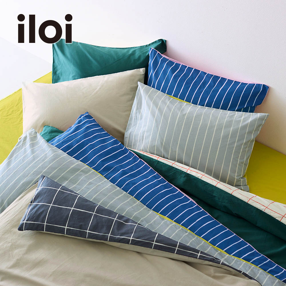 北欧スタイルの綿素材を使った掛け布団カバー