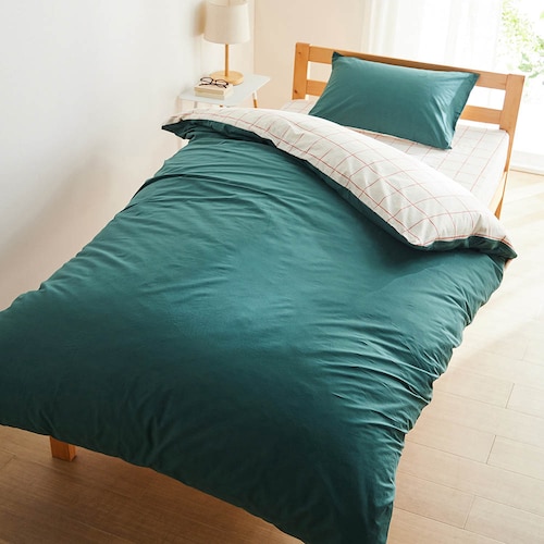 北欧スタイルの綿素材を使った掛け布団カバー