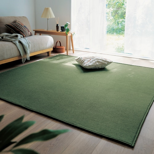 織り生地を使ったウレタン入りラグ