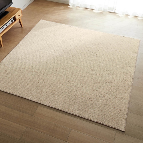 ミックスカラーの洗える抗菌防臭・防ダニシャギーラグ