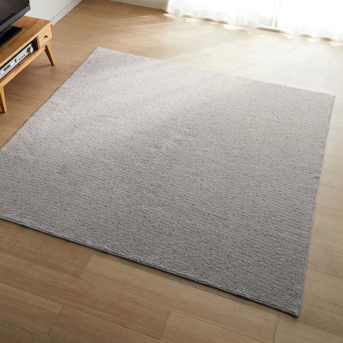 ミックスカラーの洗える抗菌防臭・防ダニシャギーラグ