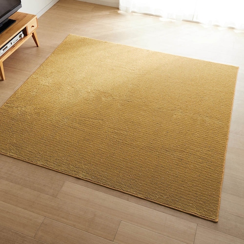 ミックスカラーの洗える抗菌防臭・防ダニシャギーラグ