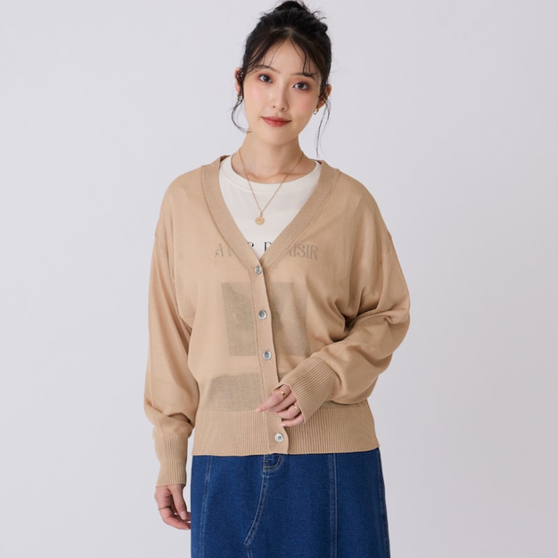 モデル身長167cm／Ｍ～Ｌサイズ着用