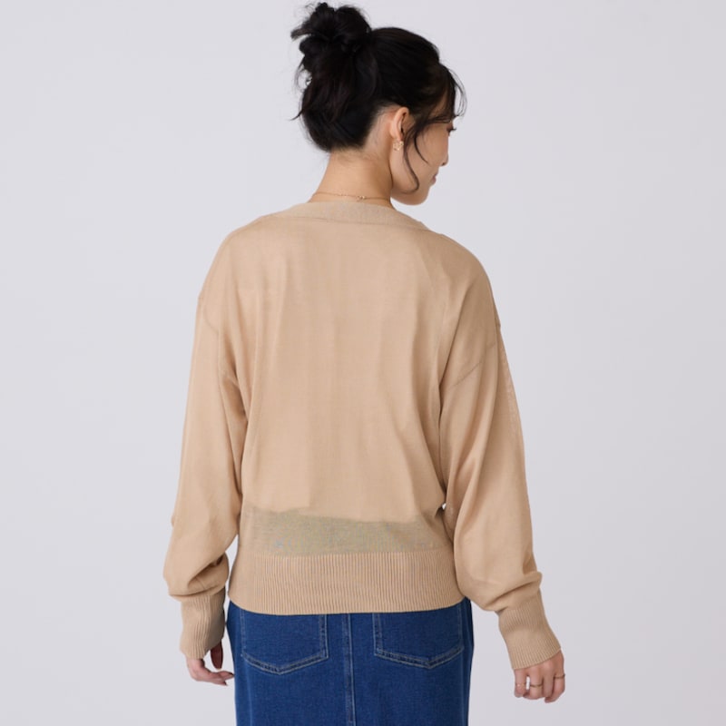 モデル身長167cm／Ｍ～Ｌサイズ着用