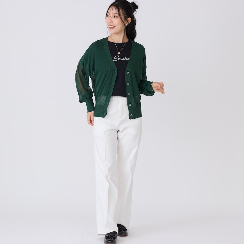 モデル身長167cm／Ｍ～Ｌサイズ着用