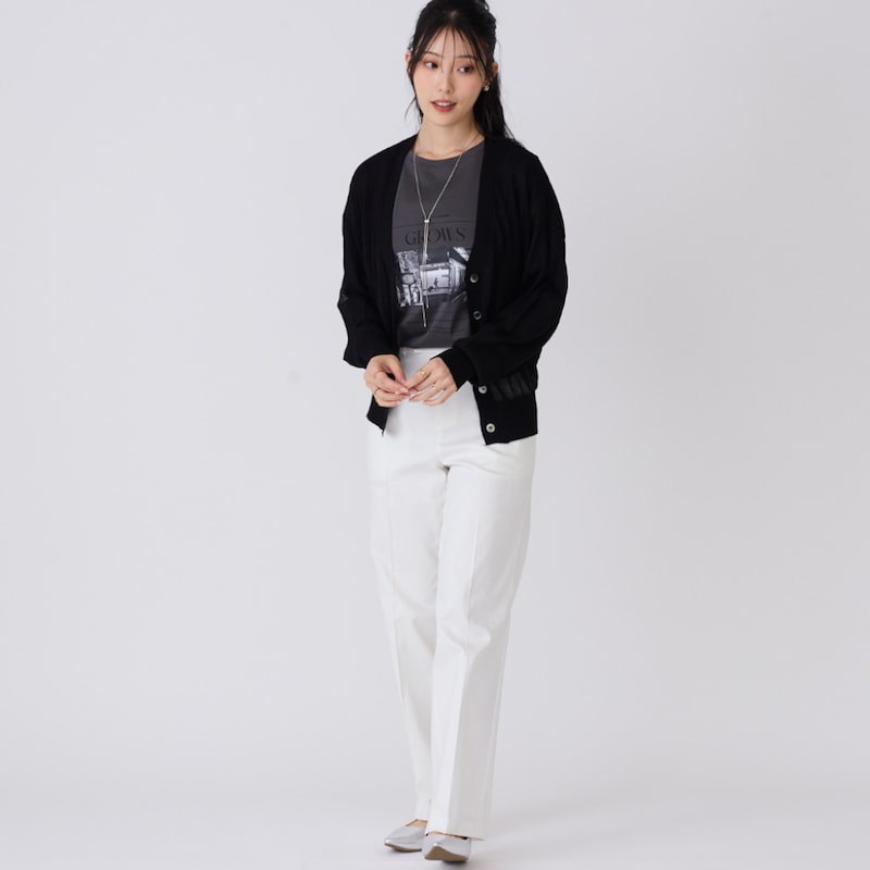 モデル身長167cm／Ｍ～Ｌサイズ着用