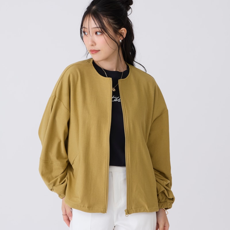 モデル身長167cm／Ｍ～Ｌサイズ着用