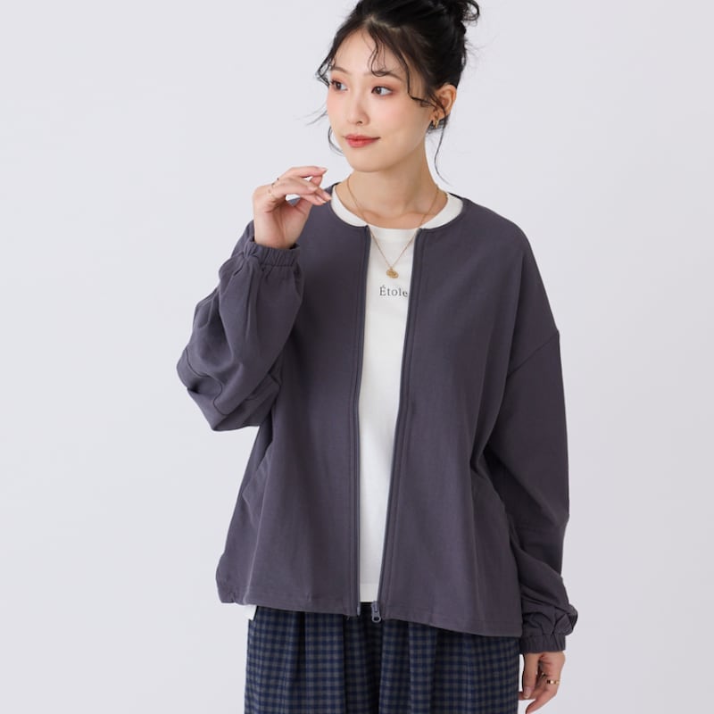 モデル身長167cm／Ｍ～Ｌサイズ着用