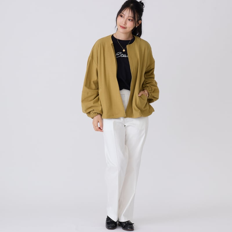 モデル身長167cm／Ｍ～Ｌサイズ着用