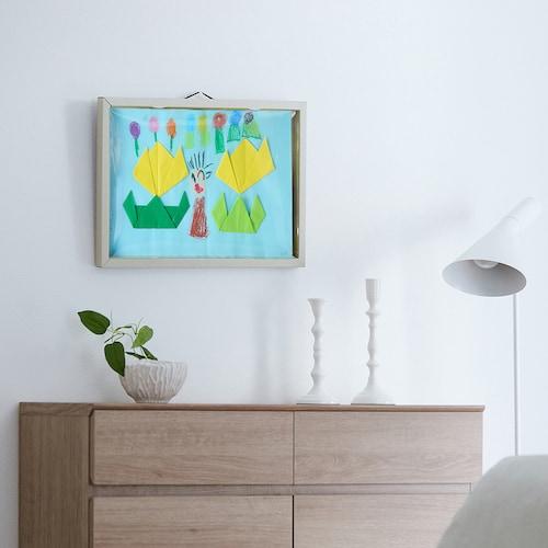 収納しながらアートのように飾れる作品収納【日本製】 ＜八つ切サイズ＞